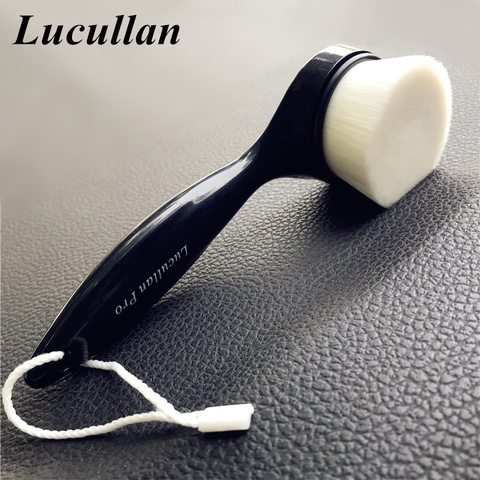 Lucullan – brosse Nano ergonomique pour nettoyage et dépoussiérage des cheveux, panneau intérieur en cuir, écran LCD, Super doux ► Photo 1/6