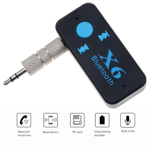 Portable Bluetooth 5.0 récepteur Audio Mini 3.5mm HIFI AUX stéréo Bluetooth pour TV PC adaptateur sans fil pour voiture haut-parleur casque ► Photo 1/6