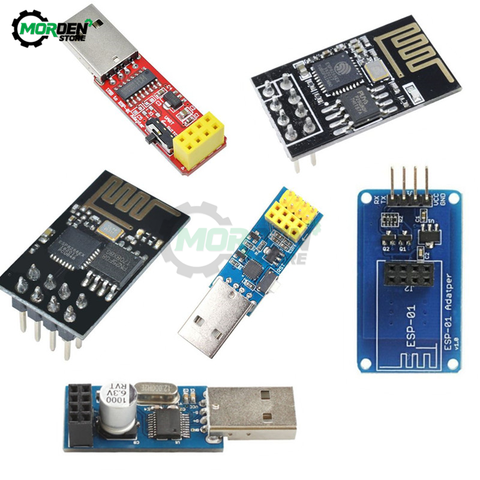 Module de carte de développement Wifi sans fil, USB vers ESP8266 série ESP01 ESP01S DS18B20 capteur ► Photo 1/6