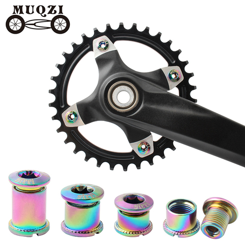 MUQZI – vis de plateau de vélo, roue de chaîne, boulon fixe, simple, Double, Triple vitesse, écrou de disque, engrenage fixe de vtt, pièce de pédalier ► Photo 1/6