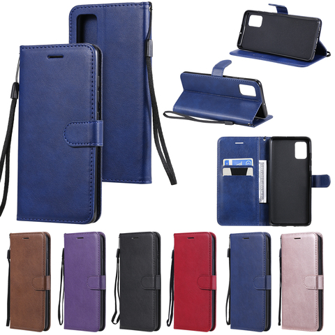 Étui en cuir à rabat pour Fundas Samsung A51 étui pour A71 Coque Samsung Galaxy A71 A 51 71 livre portefeuille couverture sac de téléphone portable ► Photo 1/6