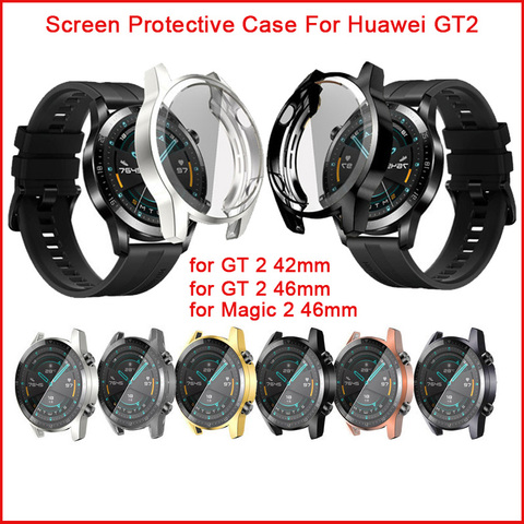 Étui de Protection pour Huawei montre GT 2 46mm souple étui de Protection plein écran pour Huawei Gt montre protecteur couverture accessoires ► Photo 1/6