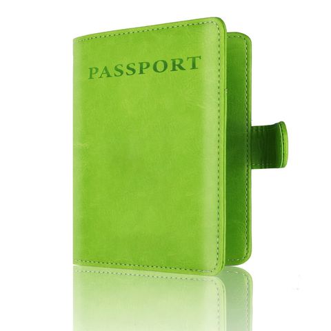 TOURSUIT – portefeuille de voyage en cuir avec blocage Rfid, porte-passeport, organisateur de documents, couverture avec fentes pour étui à cartes ► Photo 1/6