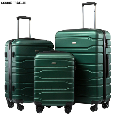 Ensemble de 3 pièces pour bagages roulants, 20 