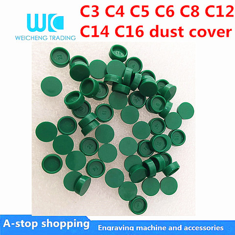 100 pièces Nylon plastique cache-poussière vert capuchons protecteur pour HGR15 HGR20/25/30 HR35 MGN9 MGN12 MGW7 linéaire Rail Guides CNC pièces ► Photo 1/3