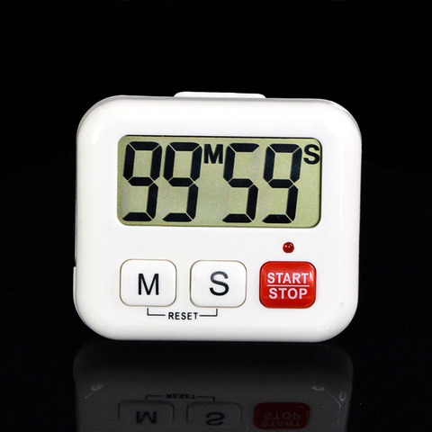 Minuterie numérique magnétique de Sport, 99 minutes, compte à rebours LCD, horloge de cuisine ► Photo 1/6