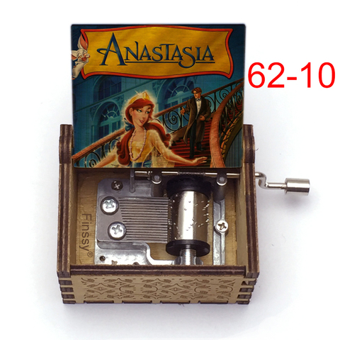 Boîte à musique en bois Anastasia, thème musical, une fois pour décembre, cadeau d'anniversaire pour enfants, saint-valentin, cadeaux de famille, amis ► Photo 1/6