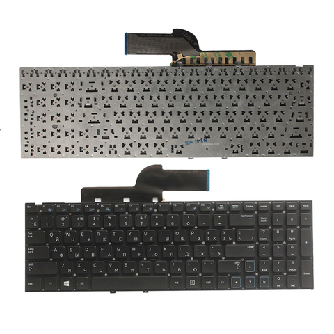 Nouveau clavier russe pour Samsung NP300E5C 300E5C NP300E5X 300E5X RU lsptop clavier sans cadre noir ► Photo 1/5