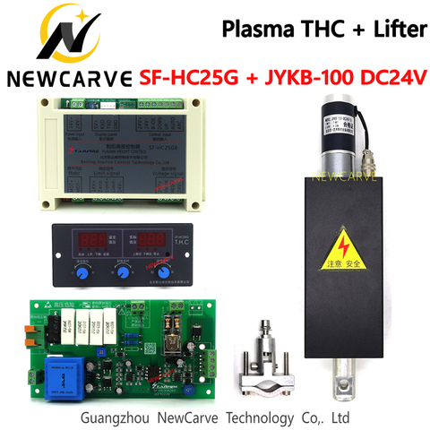 Contrôleur de taille de tension d'arc de THC de Plasma de SF-HC25G avec le JYKB-100 de levage de THC pour le ajusteur de taille de découpeuse de Plasma NEWCARVE ► Photo 1/6