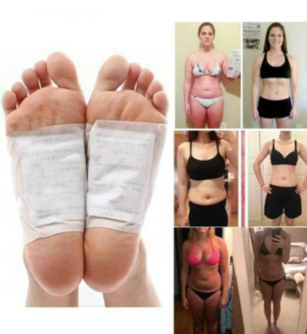 Patchs adhésifs pour les pieds, 20 pièces =(10 patchs + 10 pièces), tampons de détox, toxines du corps, soins Anti-Cellulite, adhésifs à base de plantes ► Photo 1/6