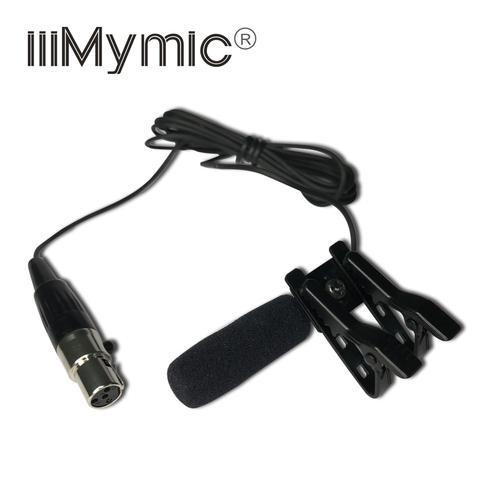 Longue portée insonorisante! Lavalier – Microphone à condensateur professionnel, pour Shure, transmetteur sans fil, 4 broches XLR TA4F ► Photo 1/6