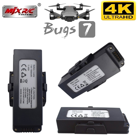Batterie pour Drone MJX bugs B7 4K 7.6V 1500mAh, 1/2/3/5 pièces, Original, accessoires de batterie 7.6V 1500mAh ► Photo 1/6