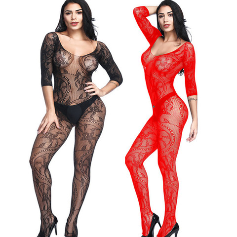 Femmes Slips sexy combinaisons ouvert tissu lingerie barboteuse combinaisons Onesies Sommeil Tops ► Photo 1/6