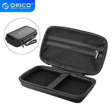 ORICO étui rigide boîte housse de batterie portative pour 2.5 disque dur disque USB câble stockage externe transportant SSD HDD boîte de rangement ► Photo 1/6