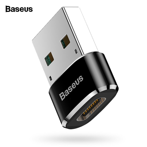 Baseus USB vers USB Type C adaptateur OTG convertisseur de USB-C type-c adaptateur pour Macbook pour Samsung S10 Xiaomi Huawei USB OTG connecteur ► Photo 1/6