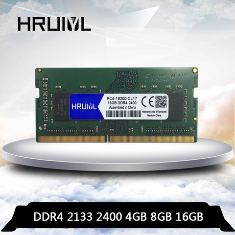 HRUIYL-Ram DDR4, 8 go, 4 go, 16 go, 2133Mhz, 2400 Mhz, 2133MHZ, mémoire sodimm, pour ordinateur portable, ordinateur portable, mémoire DDR4, 4 go, 8 go, 16 go ► Photo 1/6