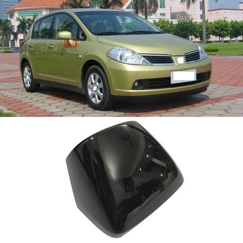 CAPQX Pour Nissan TIIDA 2005-2010 Rétroviseur extérieur Couverture Rétroviseur Coquille Miroir D'inversion support de Base Garniture Bouchon ► Photo 1/5