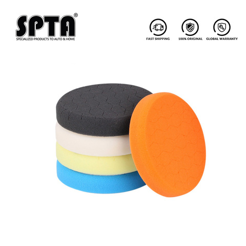 SPTA – tampons de polissage pour polisseuse de voiture, légers/moyens/lourds, 6.5mm, 6 pouces, 165mm, RO/DA/GA, vente en gros 1 ► Photo 1/6