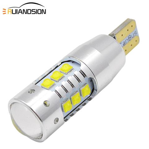 Lampe de voiture led Canbus 1x80W T10 W5W/194/T10 16SMD AC/DC 12-24v XBD, lumière blanche, sans erreur, pour MERCEDES W220 ► Photo 1/6