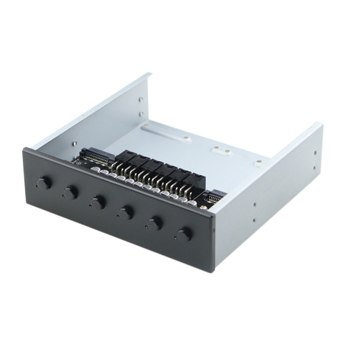 Contrôleur de disque dur SATA HDD/SSD de ordinateur de bureau, 6 voies, Module de commutation de puissance, contrôleur de disque dur SATA de 2.5/3.5 pouces ► Photo 1/6
