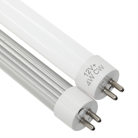 Tube lumineux Fluorescent de remplacement, 2 pièces, tube lumineux led Fluorescent, t5 g5, DC12V, 1FT, 4W, 300/330mm, pour salon, 2 pièces ► Photo 1/6