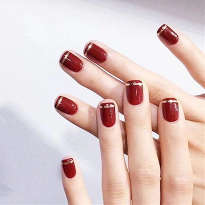 14 autocollants fraises tendance à la mode Nail Art enveloppes vernis à ongles Ins Styles autocollants d'été décorations de manucure adhésives ► Photo 1/6