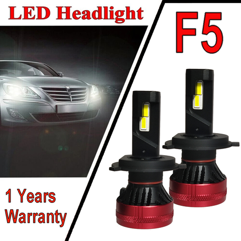 F5 110W phare led H7 H4 led antibrouillards automatiques H1 HAUTE Puissance Lampes De Voiture feux de circulation pour voitures 20000LM ampoule led pour BMW VW ► Photo 1/6