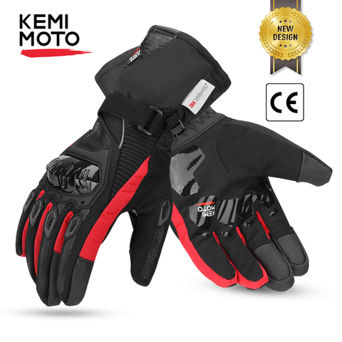 KEMIMOTO été gants de Moto écran tactile de protection Guantes Moto Motocross gants homme femmes Guanti Moto ► Photo 1/6