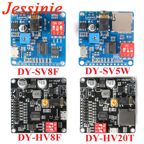 Module de lecture vocale MP3, lecteur de musique UART i/o, carte amplificateur de déclencheur DY-SV17F DY-SV5W DY-SV8F DY-HV20T DY-HV8F pour Arduino ► Photo 1/6