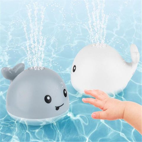 Jouets de bain lumineux pour bébés, arroseur d'eau de baleine, jouets de piscine pour tout-petits, nourrissons enfants ► Photo 1/6