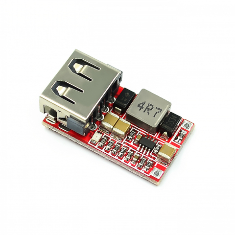 Chargeur de sortie USB 6-24V DC 12V/24v à 5V, Module d'alimentation abaisseur, Mini Module élévateur, convertisseur buck réglable ► Photo 1/4