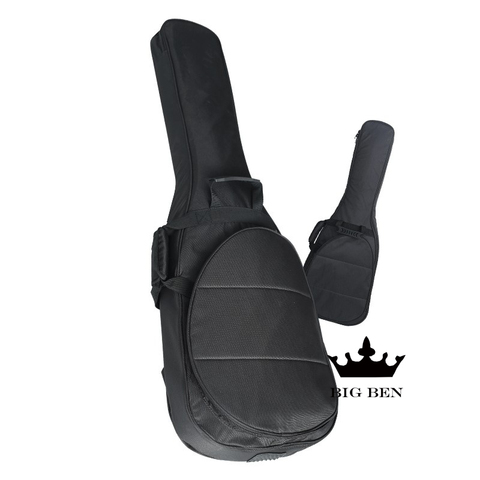 Imperméable Oxford tissu guitare basse électrique sac contracté guitare électrique sac universel noir étui de guitare guitare sac à dos ► Photo 1/6