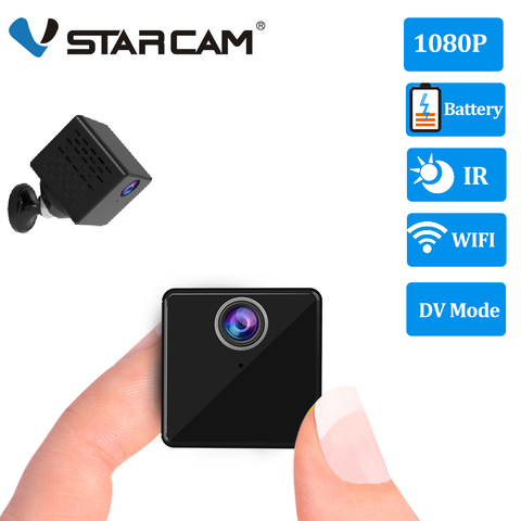 Vstarcam – Mini caméra de surveillance IP Wifi hd 1080P (CB73), dispositif de sécurité sans fil, avec batterie Rechargeable et système infrarouge ► Photo 1/6