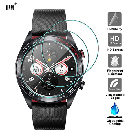 Protecteur d'écran 9H Premium, Film antidéflagrant en verre trempé pour Huawei Honor Magic Watch 2 GT 2 2E 42mm 46mm, accessoires ► Photo 1/6