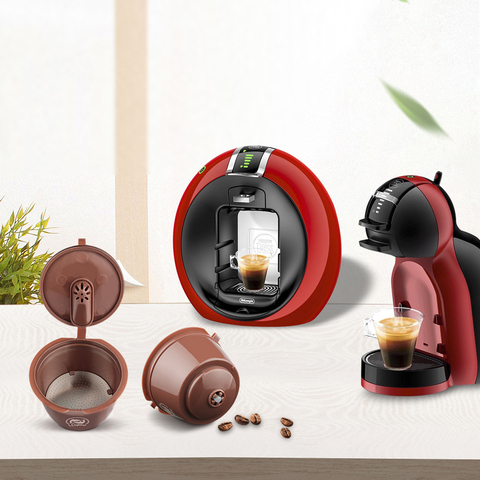 ICafilas-capsules de café, réutilisables, pour Dolce Gusto, filtres Cappuccino, compatibles avec la Machine nescafé Dolci Gusto ► Photo 1/5