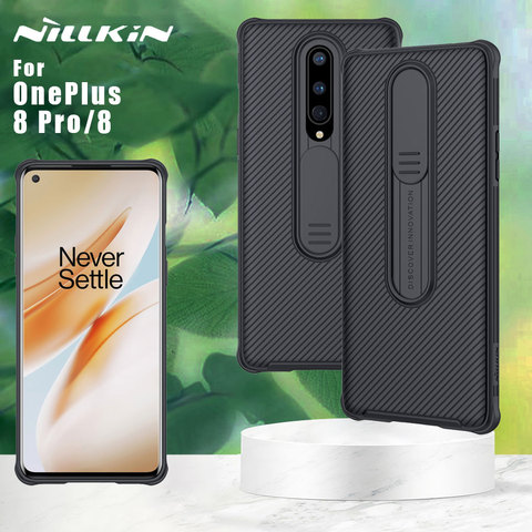 NILLKIN pour OnePlus 8 Pro / 8 coque arrière CamShield caméra Protection objectif coques antichoc couverture pour OnePlus 8 ► Photo 1/6