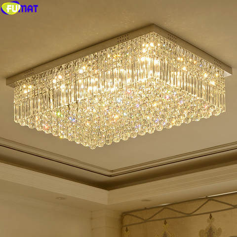 Fugat – plafonnier LED en cristal K9, Tetragonum, design moderne et classique, luminaire décoratif d'intérieur, idéal pour une salle à manger, un salon ou une chambre à coucher ► Photo 1/6