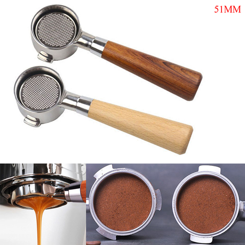 Portafilter sans fond de café pour filtre 51MM remplacement filtre panier accessoires de café ► Photo 1/6