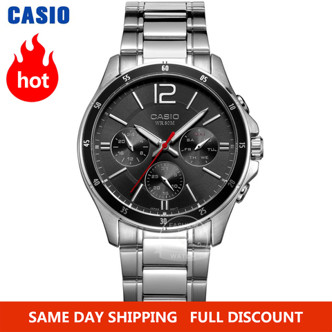 Casio montre-bracelet hommes top marque de luxe montre à quartz étanche hommes lumineux montre sport militaire montre relogio masculino reloj hombre erkek kol saati zegarek meski часы мужские Casio MTP-1374 ► Photo 1/5