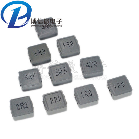 Inducteurs de puissance SMD 1040, 10 pièces, livraison gratuite, 1040, 2, 2uh, 4, 7, 6, 8uh, 10, 22,, 10x10x4MM ► Photo 1/1