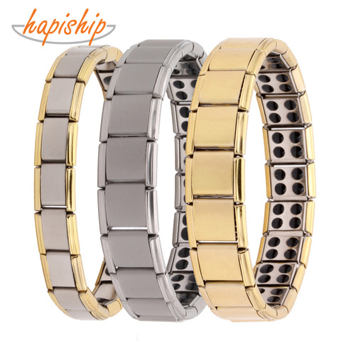 Hapiship Tourmaline équilibre énergétique Bracelet bijoux de soins de santé pour hommes femmes Germanium Bracelets et Bracelet Gem10 ► Photo 1/6