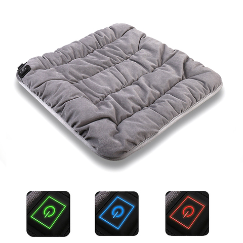 Coussin chauffant électrique à température réglable, 10W, pour voiture, animal domestique, couverture à 3 niveaux, confortable pour chien et chat ► Photo 1/6