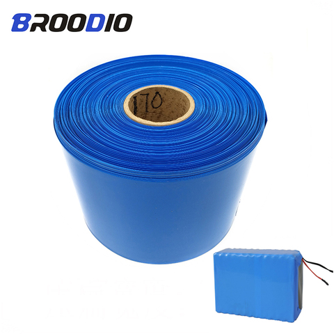 70mm - 210mm 18650 Lithium batterie film thermorétractable Tube gaine Li-ion enveloppe couverture PVC rétractable bande manchons couverture accessoires ► Photo 1/4