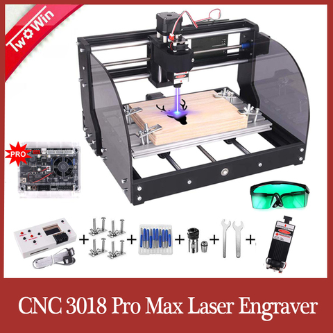 Graveur Laser amélioré à 3 axes, fraiseuse Laser GRBL, CNC 3018 Pro Max, 3018 ► Photo 1/6