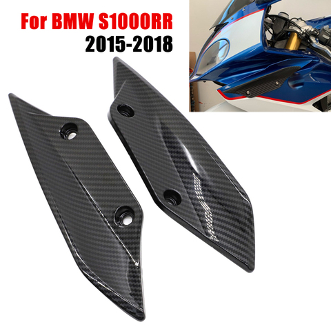 Couvercle du panneau de carénage avant de moto pour la BMW S1000RR, ailes aérodynamiques en carbone, S1000RR, 2015 et 2022, S1000 RR, 2016 et 2017 ► Photo 1/6