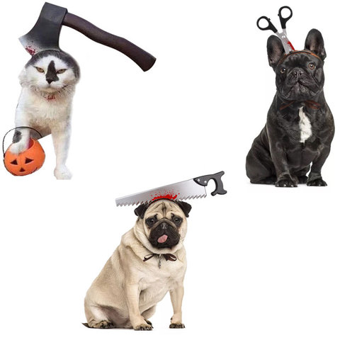 Couvre-chef de noël pour chien et chat, pour Halloween, accessoire de déguisement pour chien et chat ► Photo 1/6