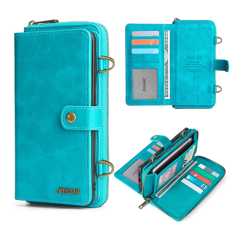 Étui portefeuille détachable pour Samsung Galaxy Note 20 Ultra Note 10 9 M21 M30S M31 S10 Plus S20 Fe A20E A21S A51 A71 5G ► Photo 1/6