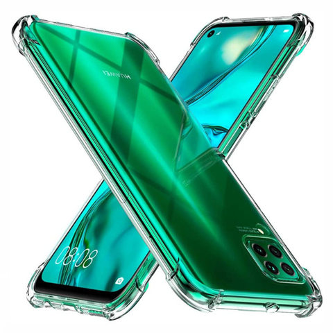 Pour huawei p 40 lite étui Transparent souple coque en silicone pour huawei p 40 lite p40 lumière 40p 40 lite p40lite coque de couverture de téléphone ► Photo 1/6