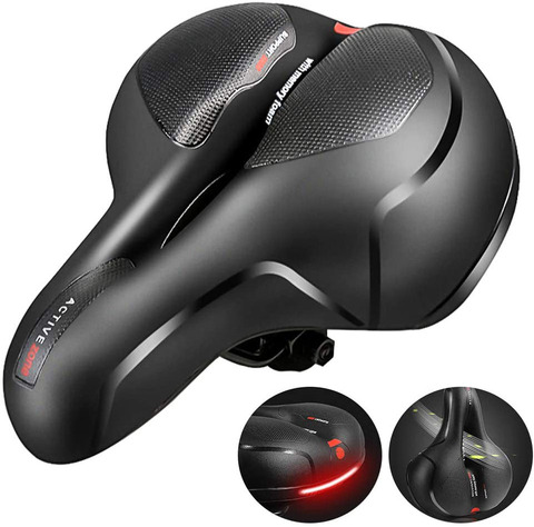 3D GEL vélo selle couverture hommes femmes vtt route Cycle selle couvre creux respirant confortable doux cyclisme siège souple vélo siège ► Photo 1/6