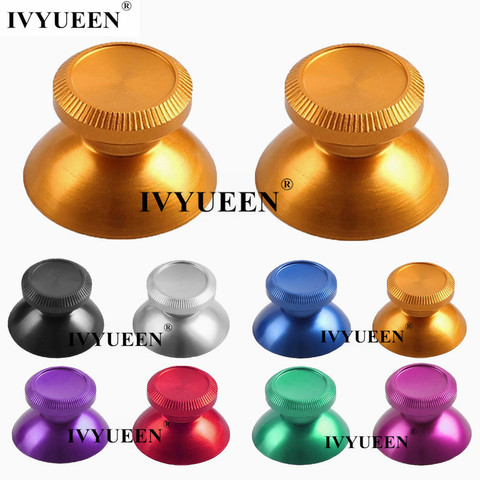 IVYUEEN métal aluminium pouce bâton analogique pour PlayStation 4 5 Dualshock 4 PS4 PS5 contrôleur Joystick capuchon poignée pour DualSense ► Photo 1/6